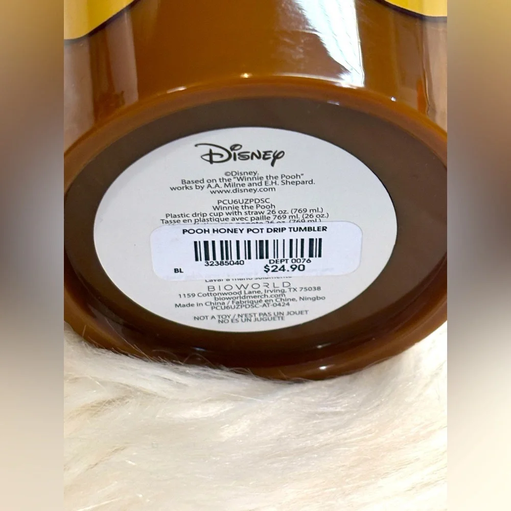 Disney Winnie the Pooh Honey Drip Tumbler NEW